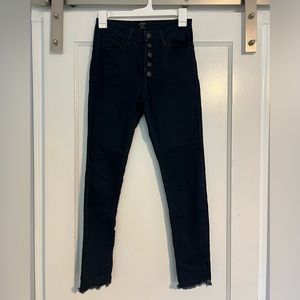 Just Black Skinny Jeans, High Rise - Dark Blue size 26